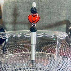 Doctor nurse stethoscope bead ink pen